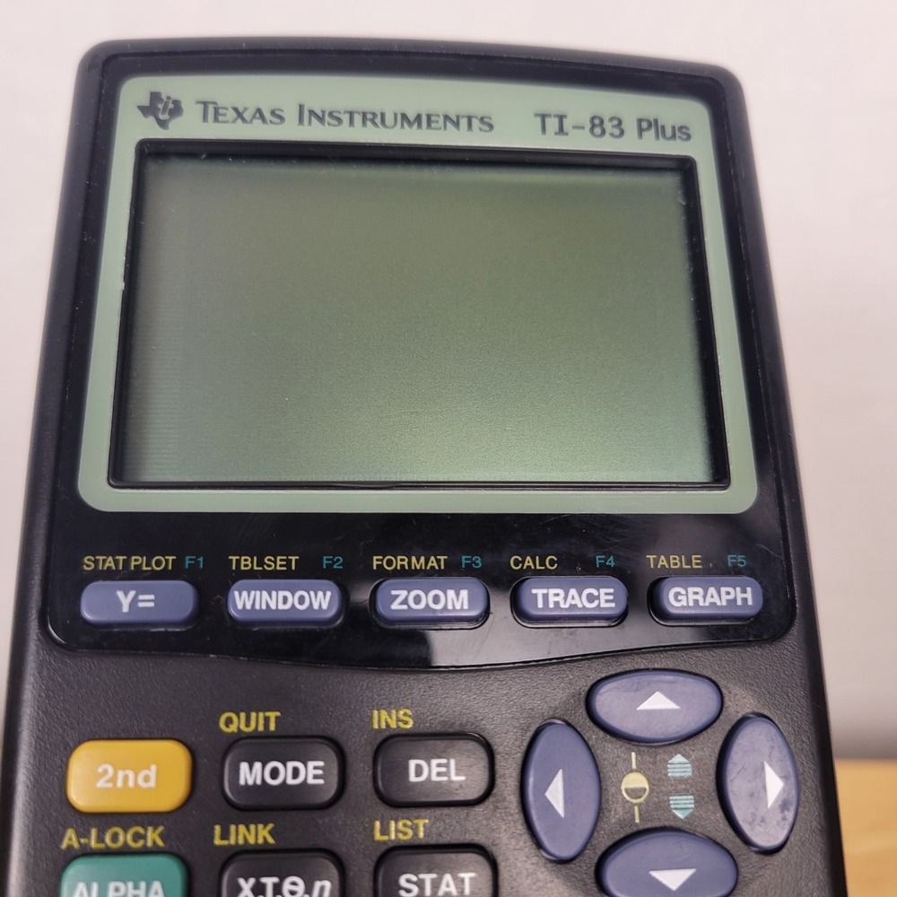 Texas Instruments TI-83 Plus Graphing Calculator Tested Works Case Included - Picture 3 of 13